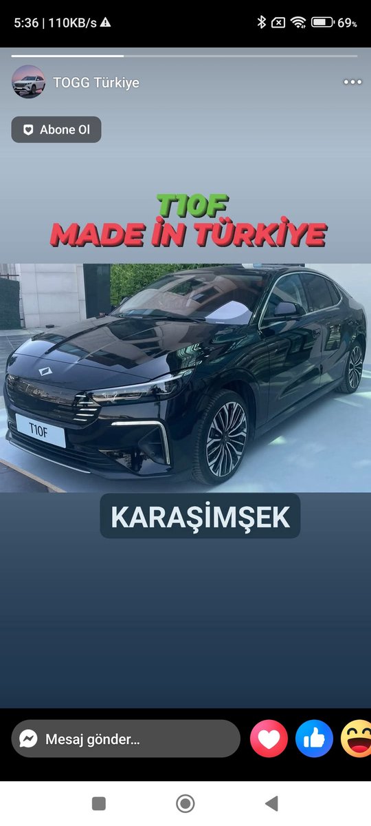 Tüm Sedanları Unutturacak..! 🇹🇷 #TOGG #T10F