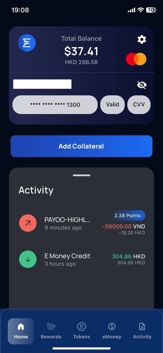 Có ai quan tâm tới thẻ thanh toán crypto không?
➥ Thẻ Crypto Mastercard 💳

Thẻ này sẽ giúp anh em lo phần P2P chuyển đổi từ crypto qua fiat tại thời điểm thanh toán, chúng ta chỉ việc nạp crypto và quẹt thẻ là chi tiêu được ngay.

Metamask cũng đang phát hành