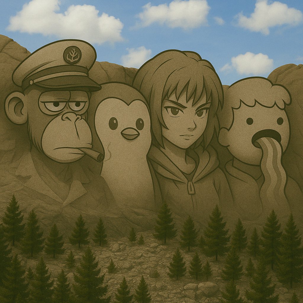 Bored Ape Yacht Club.
Pudgy Penguins.
Azuki.
Doodles.

Is this the Mount Rushmore of NFT projects? 🤔