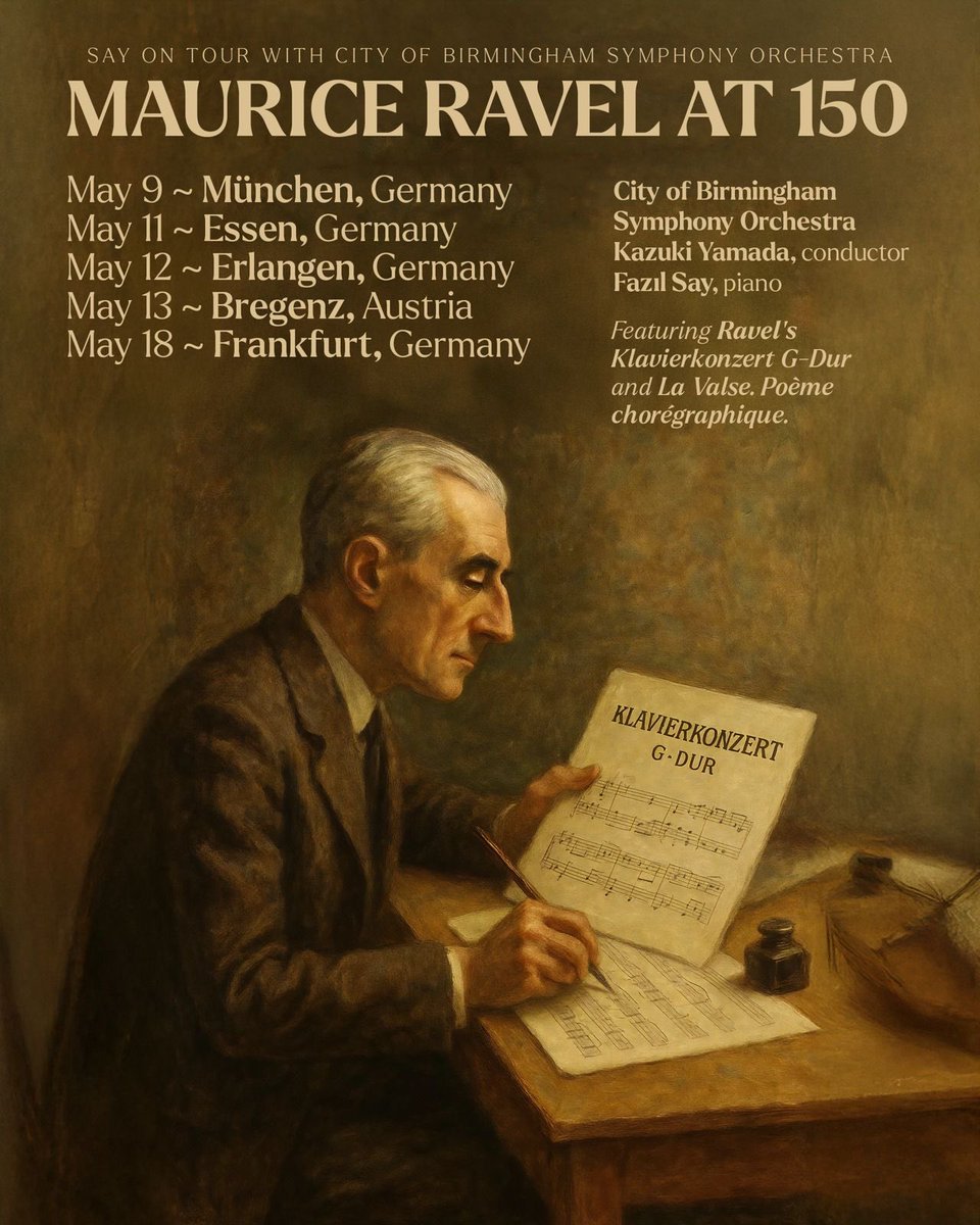 Dahi besteci Ravel. 
Tüm eserleride çok özgün bir doku, renk oyunları, egzotik ritmler, akla hayale gelmeyecek yaratıcılıkda armoniler, yenilikçilik, şahane piyano müziği, devrimci orkestrasyon, her sesin dansı ve şarkısı, içine kapalı bir ruhun çılgınlıkları ve gizli erotizm…