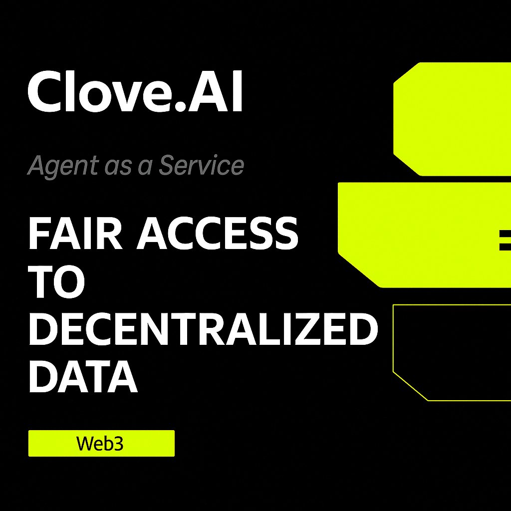 Clove__AI's tweet image. #CloveAI empowers decentralized data through Web3 Agents, enabling all users to easily access on-chain data while driving true data equalization, visualization, and value realization.⏳