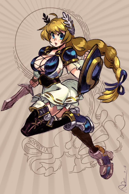 I have a couple Soul Calibur, a bunch of SF, and oddly enough, here are my OCs Fallout and Blackbody cosplaying as Asuka and Lili haha