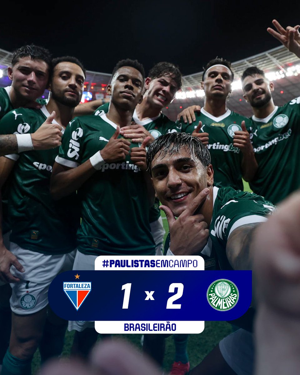 SEGUE O LÍDER!
Gringos marcam, Weverton pega pênalti nos acréscimos e Palmeiras assume a ponta do Brasileirão!
#PaulistasEmCampo
📷Cesar Greco/Palmeiras