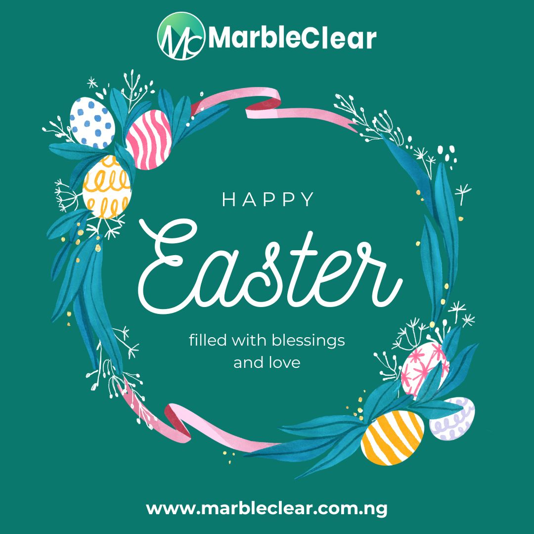 Marbleclearng's tweet photo. Happy Easter from MarbleClear.
#marbleclearlimited #jobvacanciesinnigeria #vacancyinnigeria #employmentinnigeria #jobapplicationnigeria #humanresourcefirm
#trustedhrpartner #reliablehiringpartner #competencybasedrecruitment
#techrecruitment https://t.co/DUMoQ3SZtC