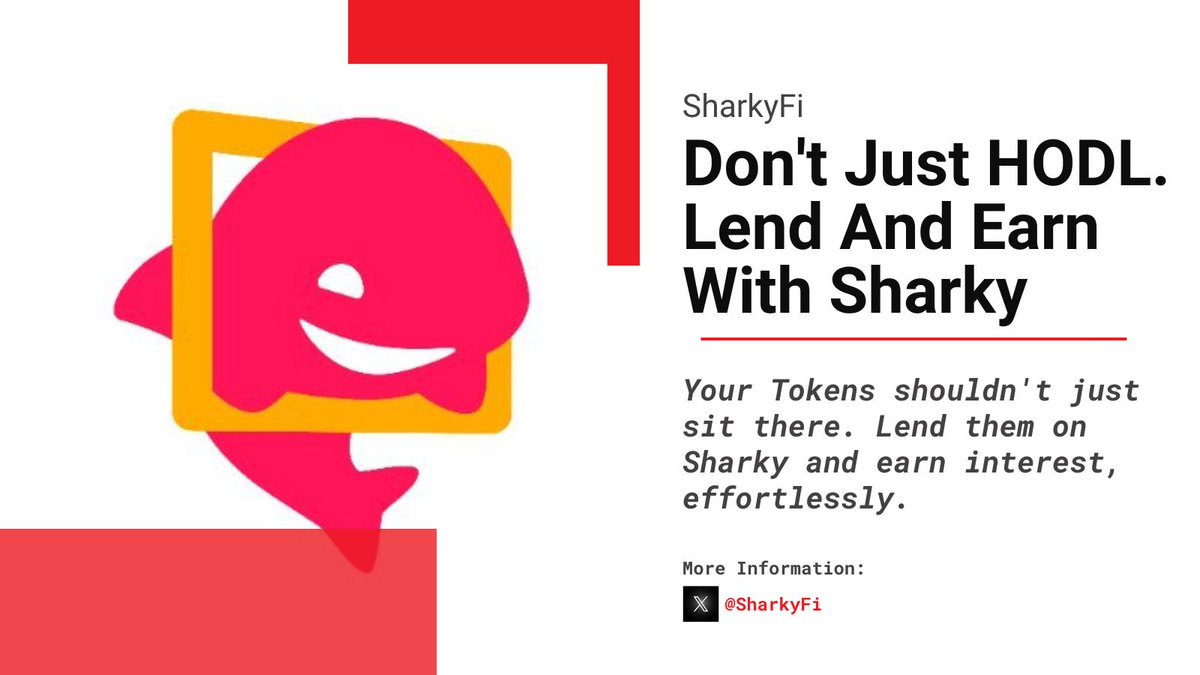 heisBright_0's tweet image. Ever had crypto just sitting in your wallet?
What if it could make you money while you sleep?
Sharky just dropped token lending and it might be your new favorite thing.
Here’s what it means:👇

#LendandEarn #NFTs #Sharky #Crypto @SharkyFi #solana