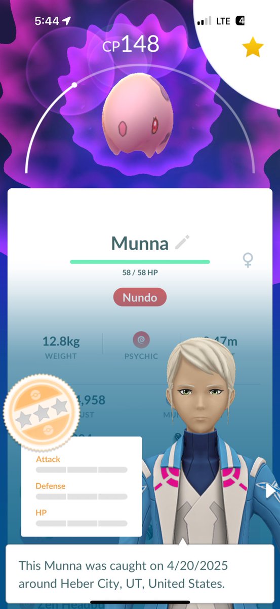 GoProCraig's tweet image. Easter Nundo. Kind of looks like an egg…or a fetus? 0️⃣0️⃣0️⃣ #munna #nundo #PokemonGO #easter #happyeaster #Happy420