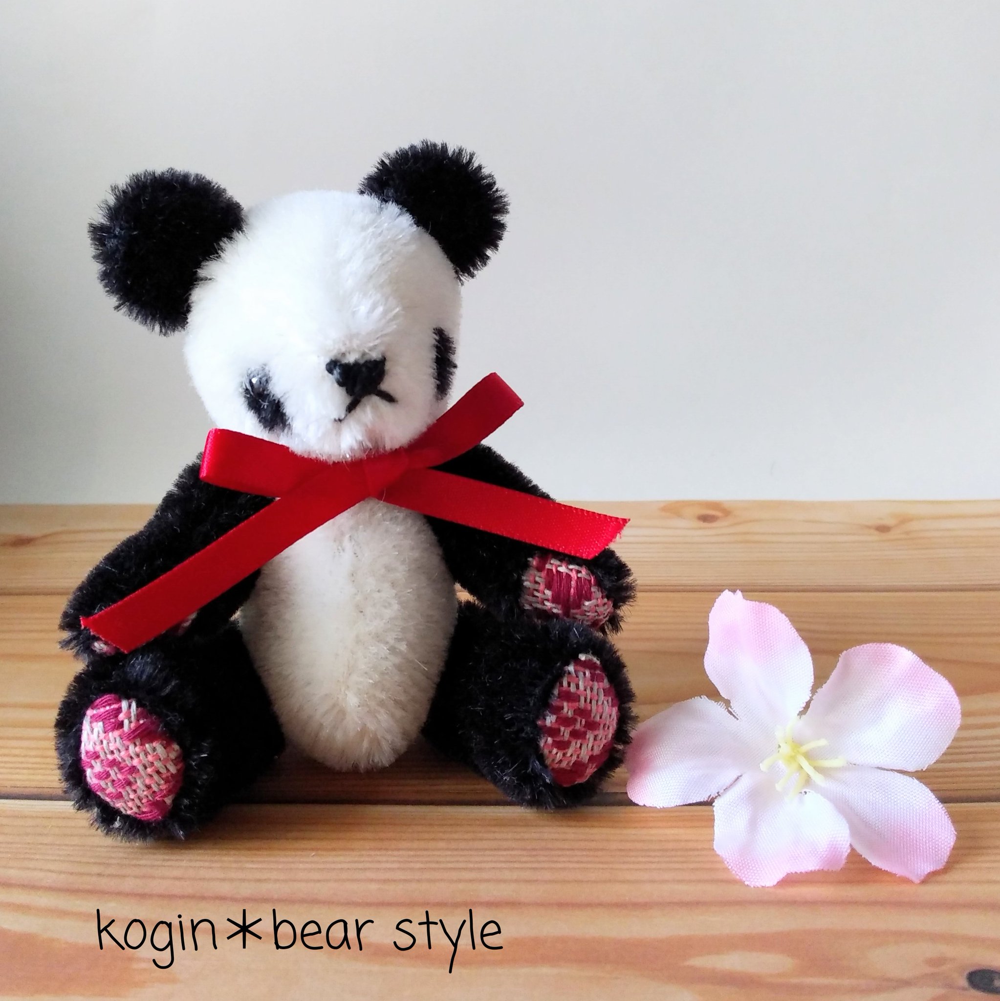 【海外配送可】【送料無料】 こひろ＠こぎん刺しのテディベア作家 kogin＊bear style on X ぬいぐるみ