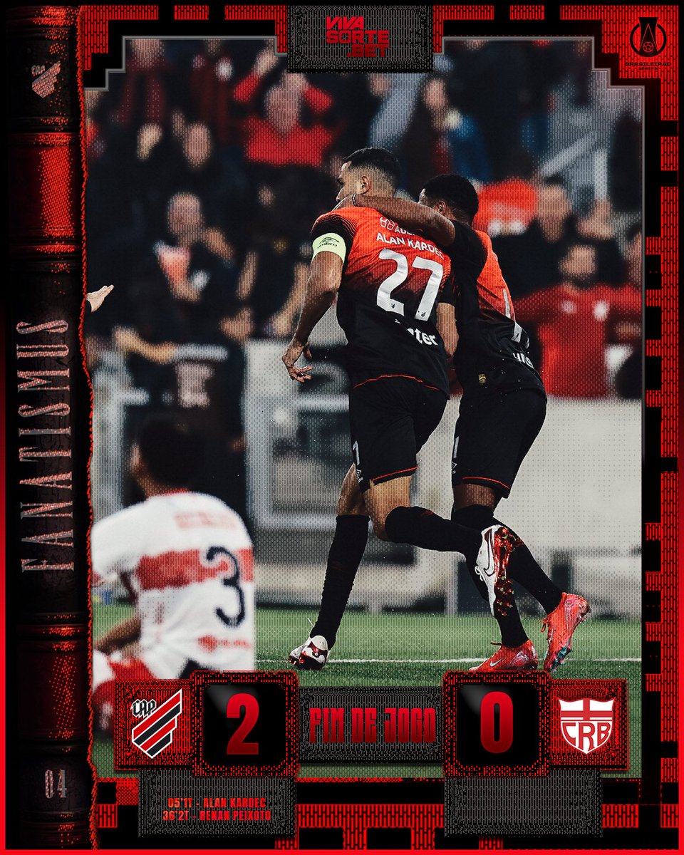 🌪️ VITÓRIA RUBRO-NEGRA! 
+3 com a força do Caldeirão! 

#Athletico #CAPxCRB