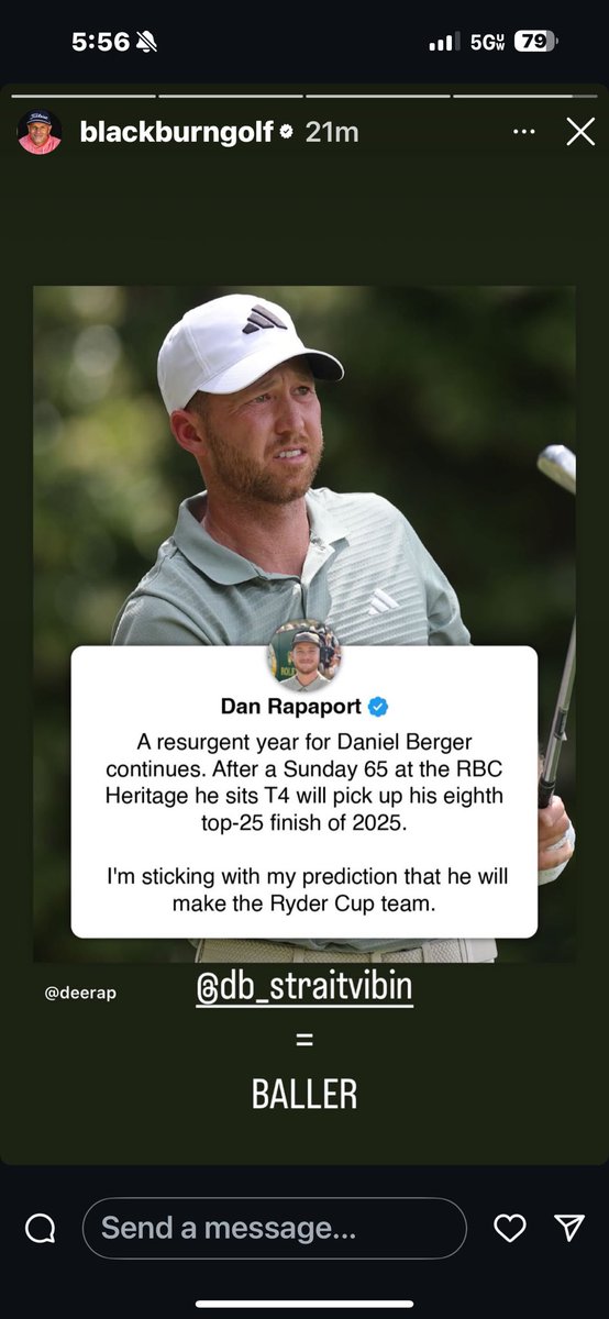 We have put in a lot of work to get healthy and playing high level golf again.  Could not be happier for him. Finished T-3