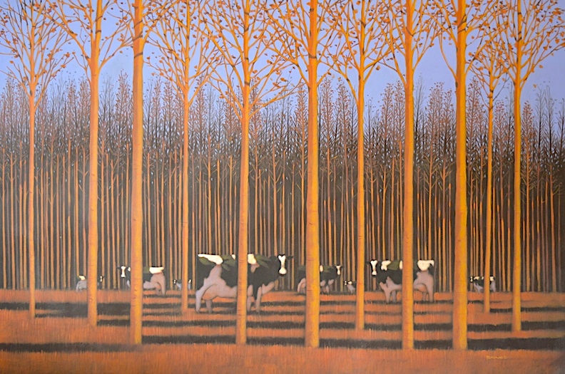 Cows In Cognito         #painting #cowart #dairycows #myart #fineart #commissioins #holsteins #cows #artist #artsales #australian