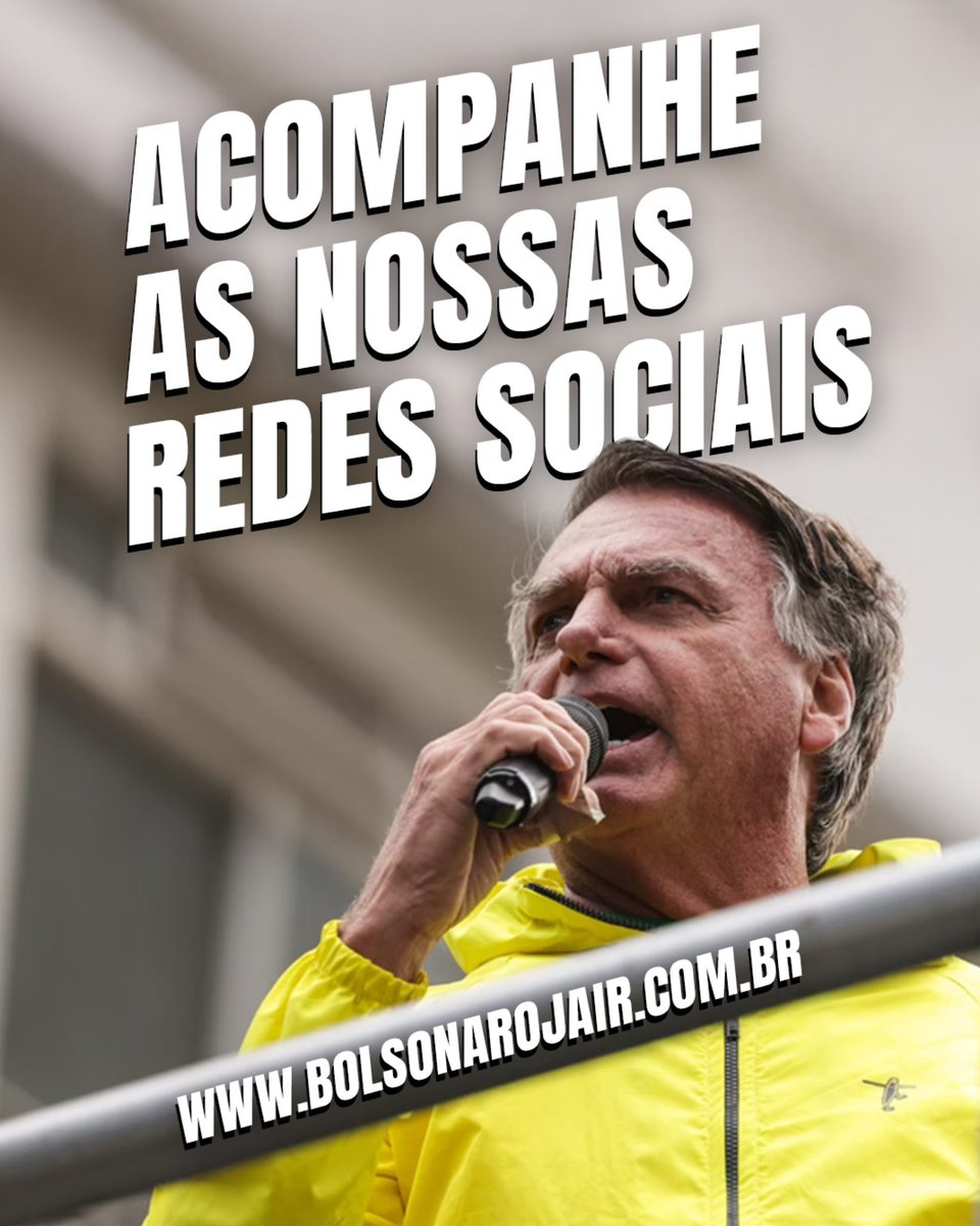 - As mais variadas informações atualizadas todos os dias em nossas redes sociais. Siga-nos: bolsonarojair.com.br