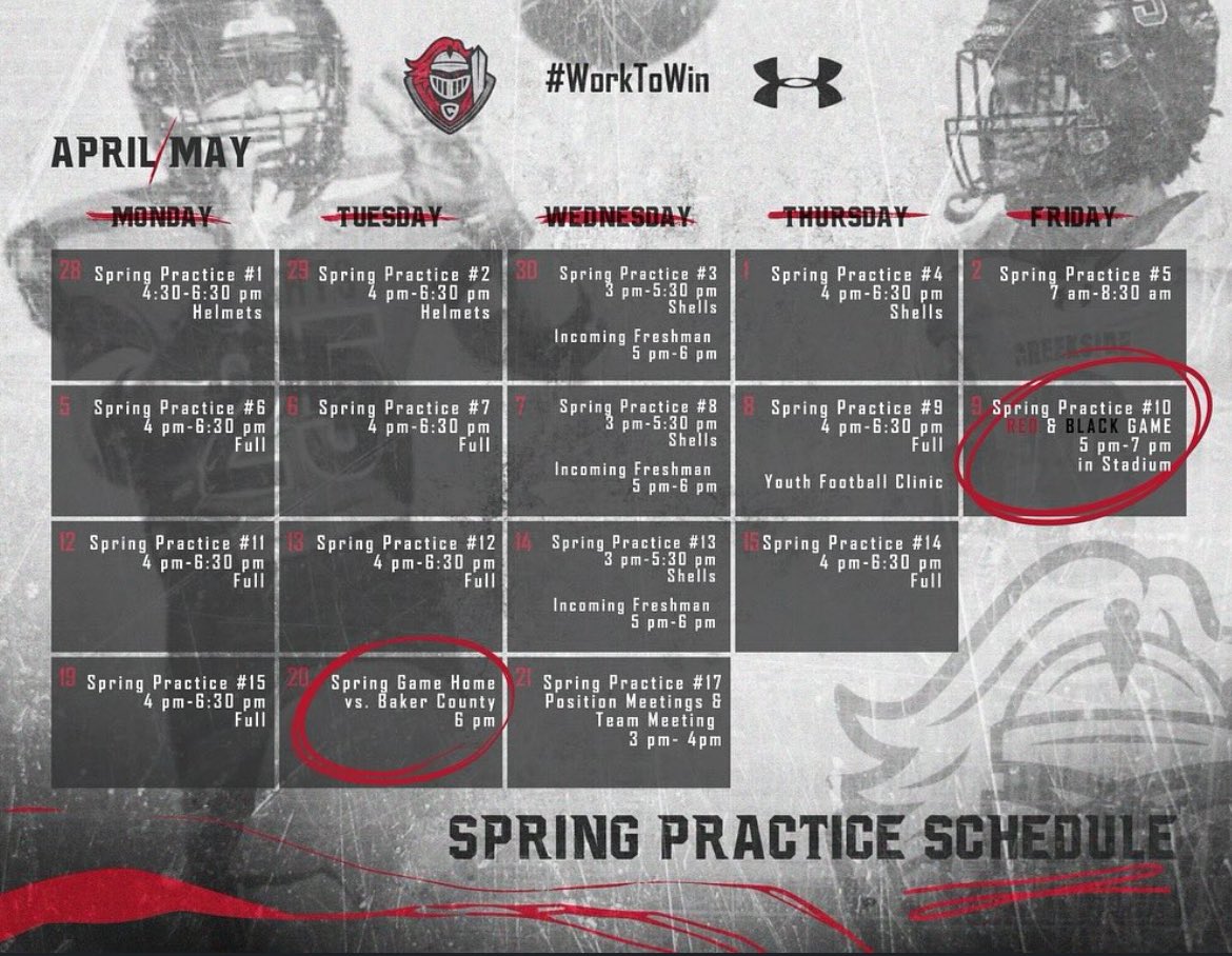 Davis Baldwin (@davisbaldwin_3) on Twitter photo T-Minus 1 week until Spring football starts! Excited to get better this spring!
<a href="/CoachJRawlins/">Coach Justin Rawlins</a> <a href="/JonathanMohr12/">Coach Jon Mohr</a> <a href="/rebarnes23/">Coach Ricky Barnes</a> <a href="/CoachSpera/">Robert Spera</a> <a href="/Coach_JTucker2/">Joshua Tucker</a> <a href="/Coach_McIntyre/">Coach Sean McIntyre</a>
<a href="/CoachGregNosal/">Greg Nosal</a> <a href="/coach_jdbaker/">John David Baker</a> <a href="/CoachMac_UCONN/">Kenny McClendon</a> <a href="/CoachROwens/">Richard Owens</a> <a href="/CoachKevinSmith/">Kevin Smith</a> <a href="/Creekside_fb/">CREEKSIDE FOOTBALL</a> T-Minus 1 week until Spring football starts! Excited to get better this spring!
<a href="/CoachJRawlins/">Coach Justin Rawlins</a> <a href="/JonathanMohr12/">Coach Jon Mohr</a> <a href="/rebarnes23/">Coach Ricky Barnes</a> <a href="/CoachSpera/">Robert Spera</a> <a href="/Coach_JTucker2/">Joshua Tucker</a> <a href="/Coach_McIntyre/">Coach Sean McIntyre</a>
<a href="/CoachGregNosal/">Greg Nosal</a> <a href="/coach_jdbaker/">John David Baker</a> <a href="/CoachMac_UCONN/">Kenny McClendon</a> <a href="/CoachROwens/">Richard Owens</a> <a href="/CoachKevinSmith/">Kevin Smith</a> <a href="/Creekside_fb/">CREEKSIDE FOOTBALL</a>