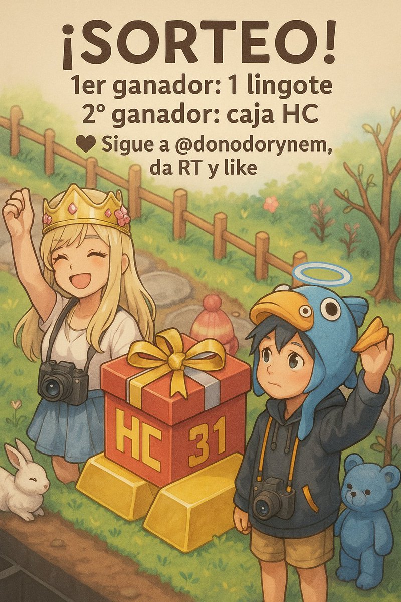 🍀 ¡SORTEO EXPRESS DE INAUGURACIÓN! 🍀

Participa para ganar: 🥇1er premio: ¡Un lingote de oro!
 🥈2do premio: ¡Una caja HC!

 Entrega el 1/05 en la apertura del dono 

Para participar:  Sigue esta cuenta ✔️
 Dale like❤️
 Haz RT🎯

¡Mucha suerte! 
#Habbo #SorteoHabbo