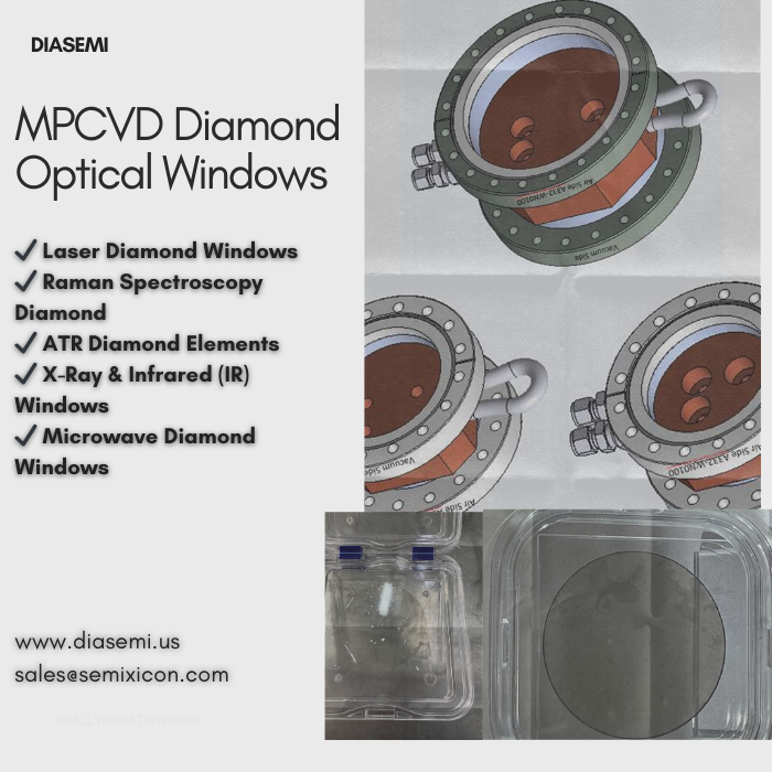 DiamondSemi's tweet photo. DIASEMI: Premium MPCVD Diamond Optical Windows for High-Performance Applications
https://t.co/uA2KnswaVF
sales@semixicon.com
#CVDdiamond #diamondopticalwindows #thermalconductivity  #Ramanspectroscopy #ATRdiamond #Xraywindows #IRwindows #UHVcompatible #microwavewindows #FTIR https://t.co/qymViKevSd