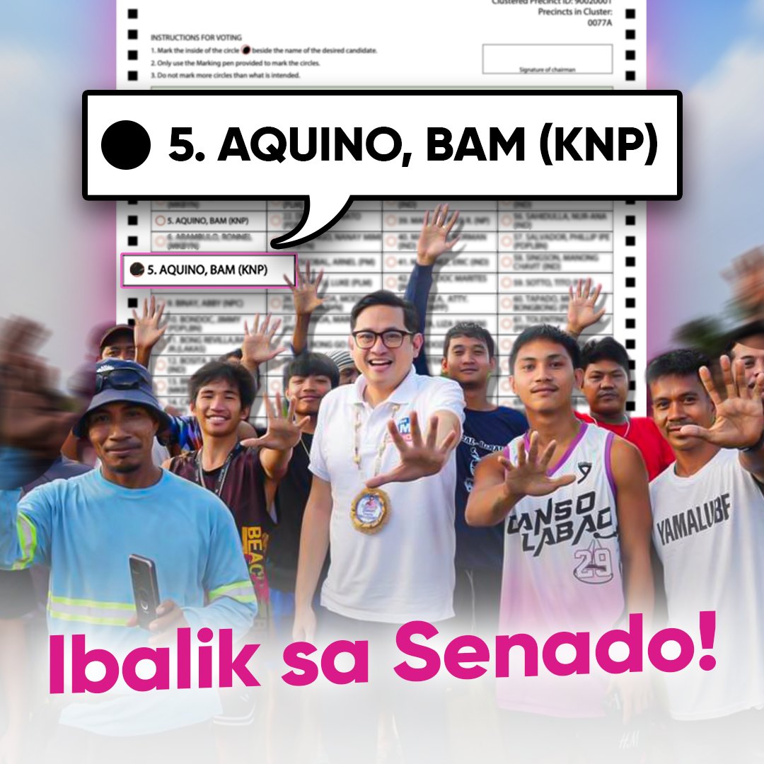Bam Aquino tweet media