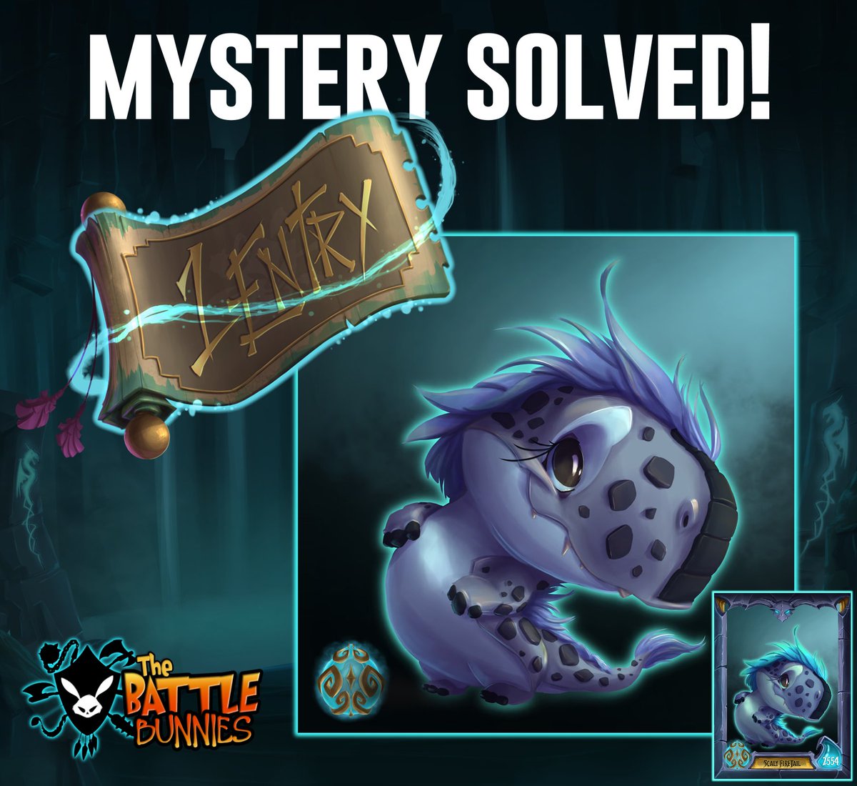 PeakviewNFT's tweet photo. I solved The Mystery of the Missing Seither Dragon! #DragonMystery  Join the #flufflefam @battlebunniesTM discord, become a holder or level 5, to play this interactive scavenger hunt, win Seither, and be entered to win prizes just for playing. https://t.co/GmPwaZ8G0M