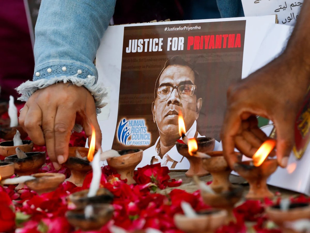 AstuteGaba's tweet photo. Lynched Sri Lankan man’s family seeks justice from Pakistan
Priyantha Kumara’s family says it is still struggling to make sense of the ‘inhumanity’ of the killing as they make preparations for the funeral.
#Islam #RadicalIslam #Pakistan #WomanInIslam #SexualVoilence #Rape #News #BreakingNews #IslamicNations #Egypt #Iran #news #PakArmy #Taharrushgamea #SriLanka