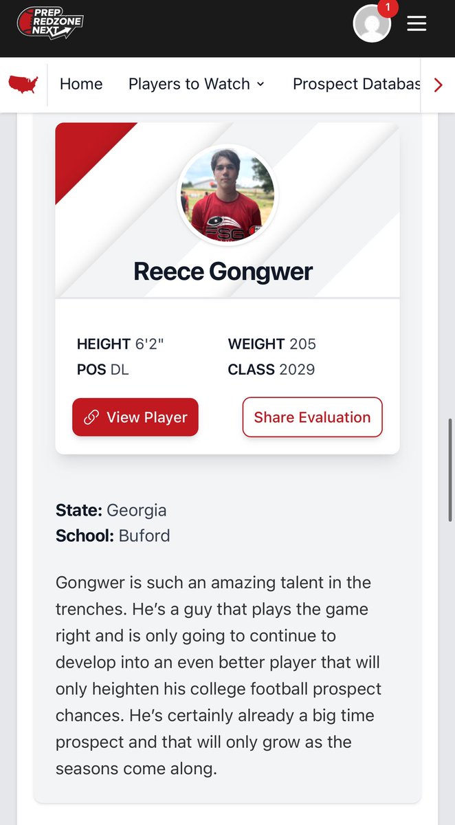 Thanks <a href="/__AustinButler/">AB</a> and <a href="/PrepRedzoneNext/">Prep Redzone 𝙉𝙀𝙓𝙏 🏈</a>. Excited to prove it on the field and remain dedicated to the process.