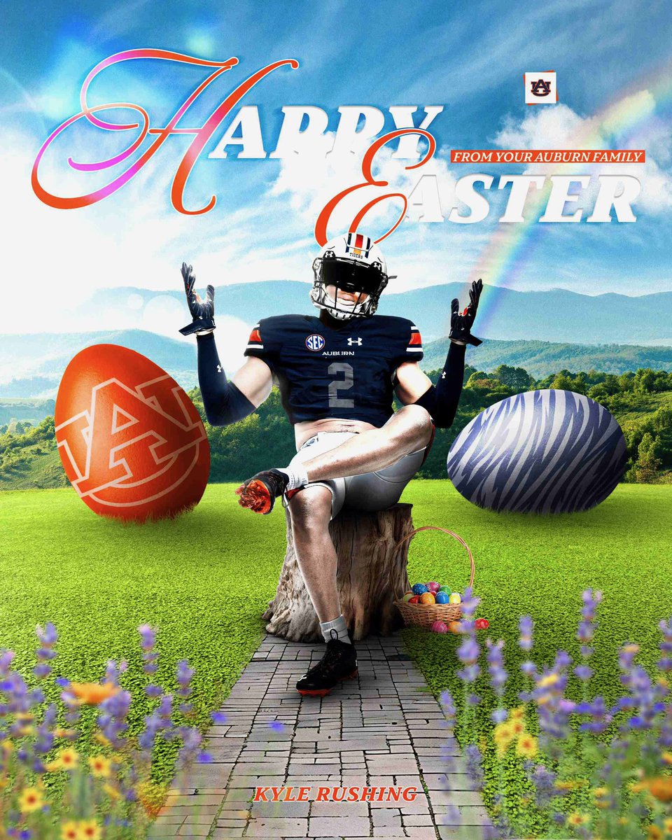 Kyle Rushing (@kylerushing22) on Twitter photo Thank you <a href="/AuburnFootball/">Auburn Football</a> and <a href="/chadlunsford/">Coach Chad Lunsford</a> for the Easter graphic! War Eagle 🦅 <a href="/CoachPaxMonty/">Paxton Montgomery</a>
<a href="/PACoachRush/">Ron Rushing</a> <a href="/PioneerRecruits/">PioneerFBRecruits</a> Thank you <a href="/AuburnFootball/">Auburn Football</a> and <a href="/chadlunsford/">Coach Chad Lunsford</a> for the Easter graphic! War Eagle 🦅 <a href="/CoachPaxMonty/">Paxton Montgomery</a>
<a href="/PACoachRush/">Ron Rushing</a> <a href="/PioneerRecruits/">PioneerFBRecruits</a>