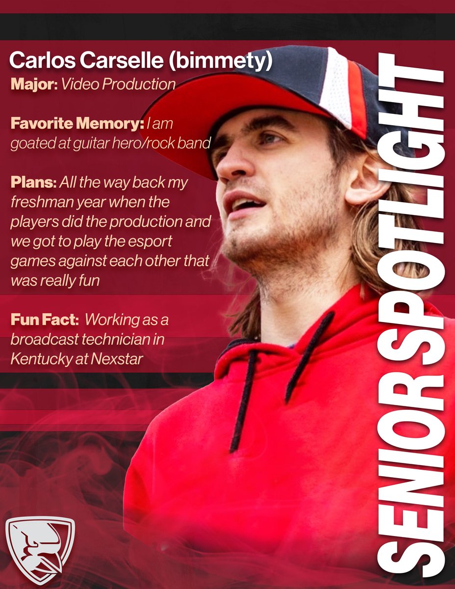 🗣️📣 SENIOR SPOTLIGHT! 🔦

Today we highlight Carlos “Bimmety” Carselle 
@bimmety

Carlos has been a key part of our productions since 2021, and the program will miss him dearly!