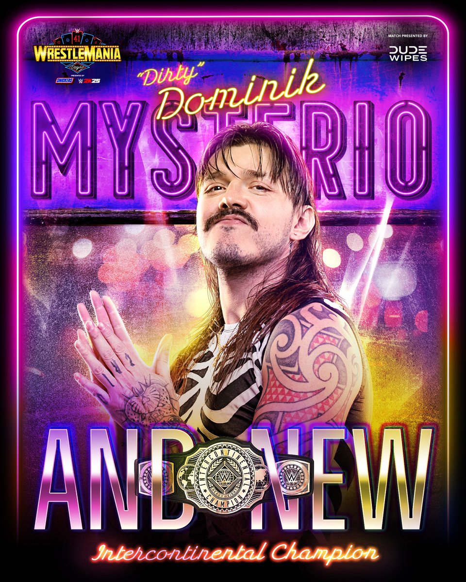 Your new intercontinental Champion 

#WrestleMania