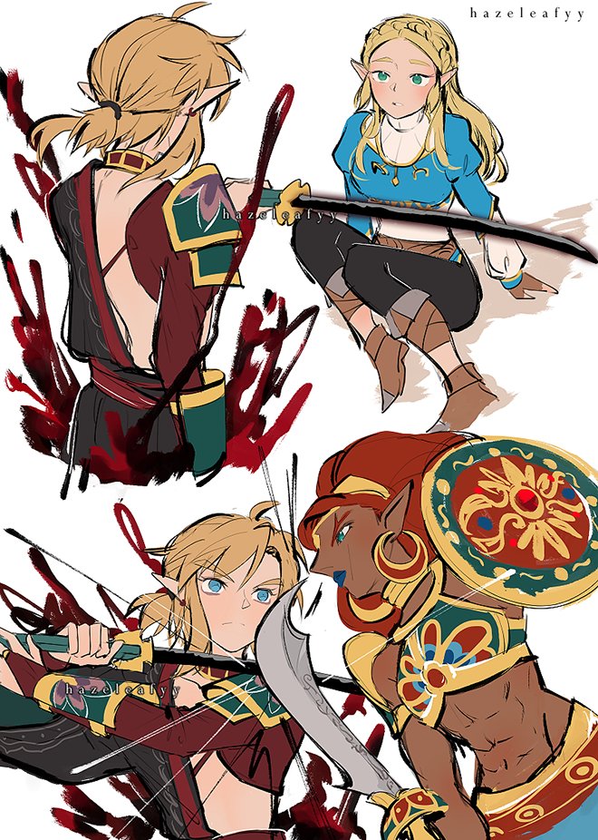 AU in which Link was raised by Ganon &amp; meets Zelda for the first time

#zelink #totk