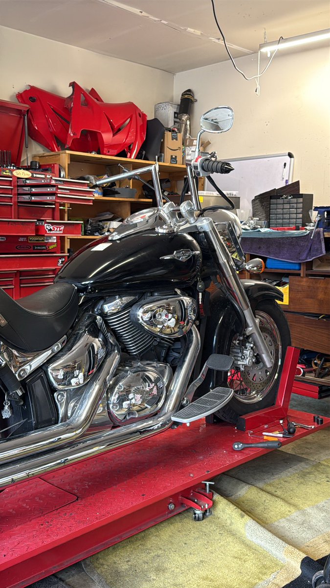 She’s getting new handlebar and new grips