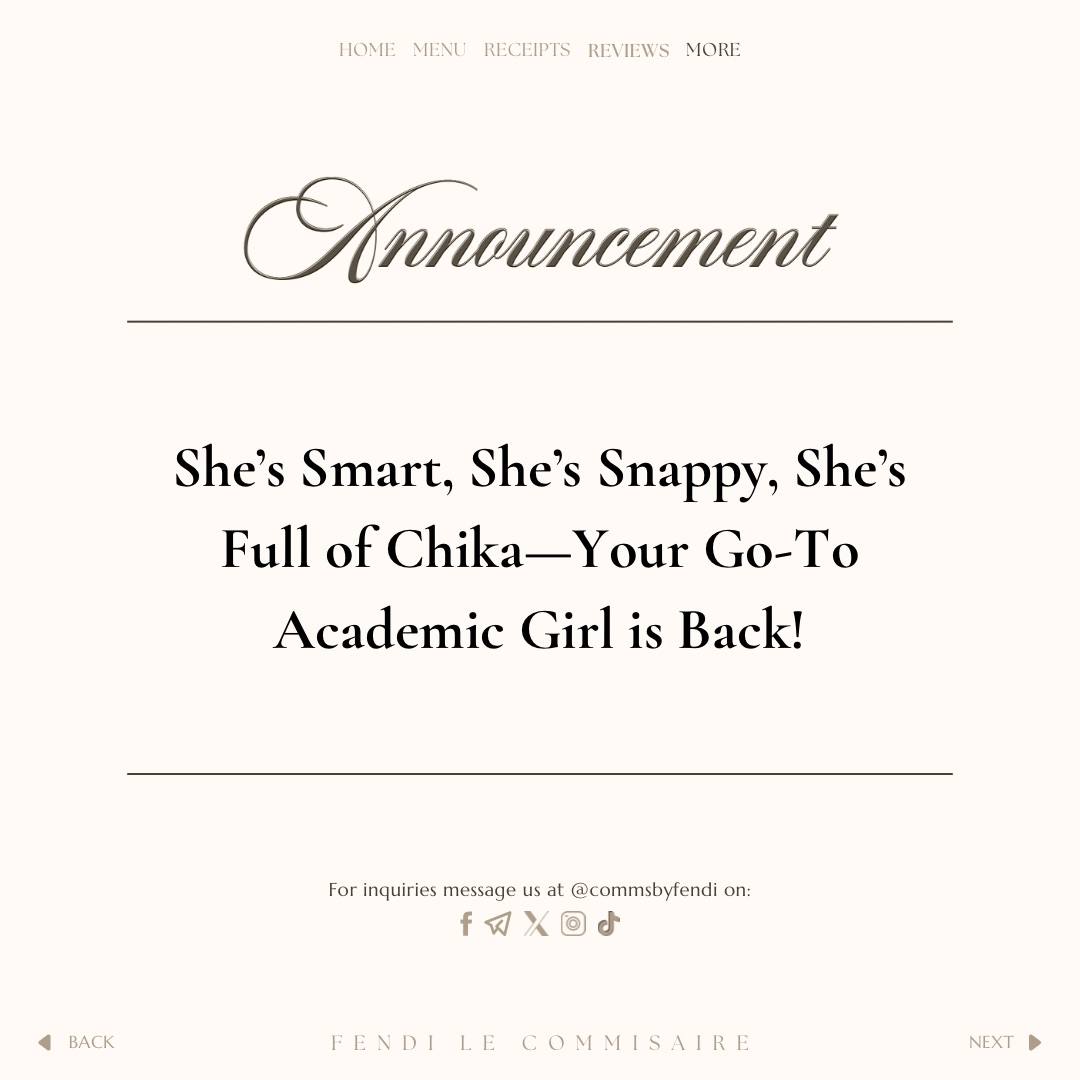 𝗜ʼ𝗺 𝗯𝗮𝗰𝗸! 𝗗𝗶𝗱 𝘆𝗼𝘂 𝗺𝗶𝘀𝘀 𝗺𝗲? '𝗖𝗮𝘂𝘀𝗲 𝗜 𝗺𝗶𝘀𝘀𝗲𝗱 𝘆𝗼𝘂 💋✨

After months of being MIA, Iʼm officially back and ready to take on academic commissions again! Apologies for the inquiries I missed. Now fully active and ready to assist—dm us for any inquiries