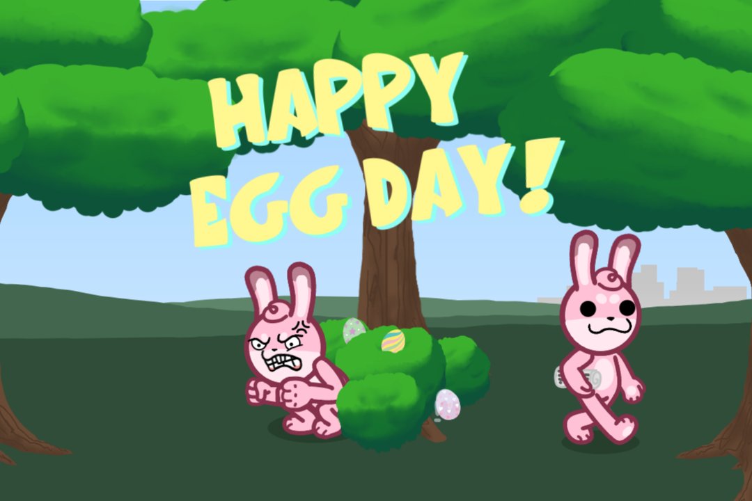 MrMiraculon's tweet image. Happy Egg Day everyone! Though, Pups have to be VERY careful on this day, you never know where those eggs actually come from... #Buffpup #shiabun
