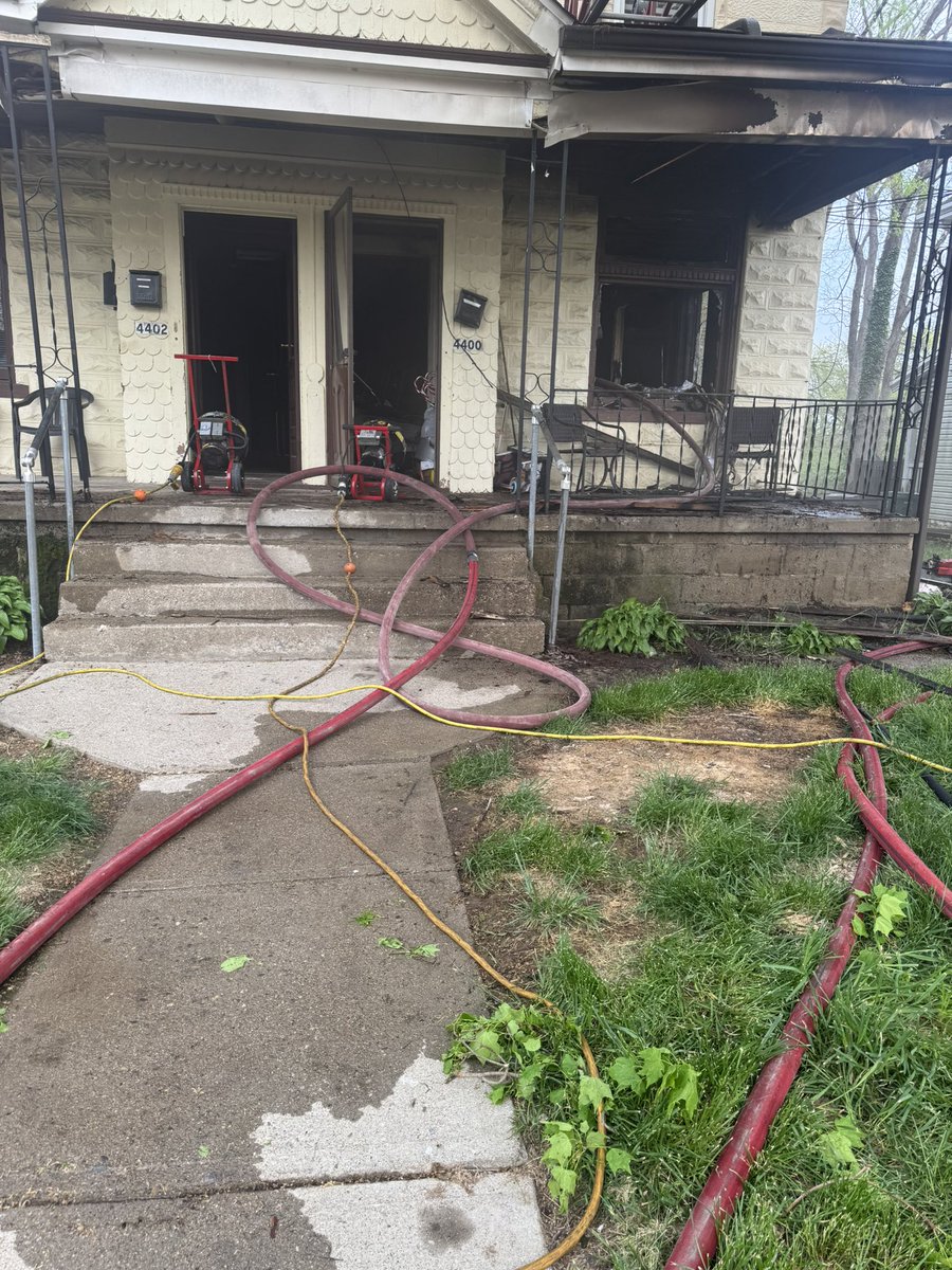 This afternoon our Firefighters responded to a fire in this multi-family building in Madisonville, rescuing 1 dog who was uninjured. The fire’s cause remains under investigation.