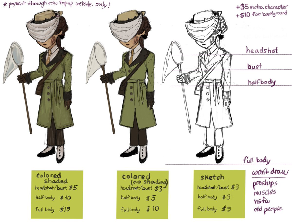 mellydollie's tweet image. finally posting my commission sheet… dm me if ur interested or have any other questions :3
#idvtwt #yumetwt