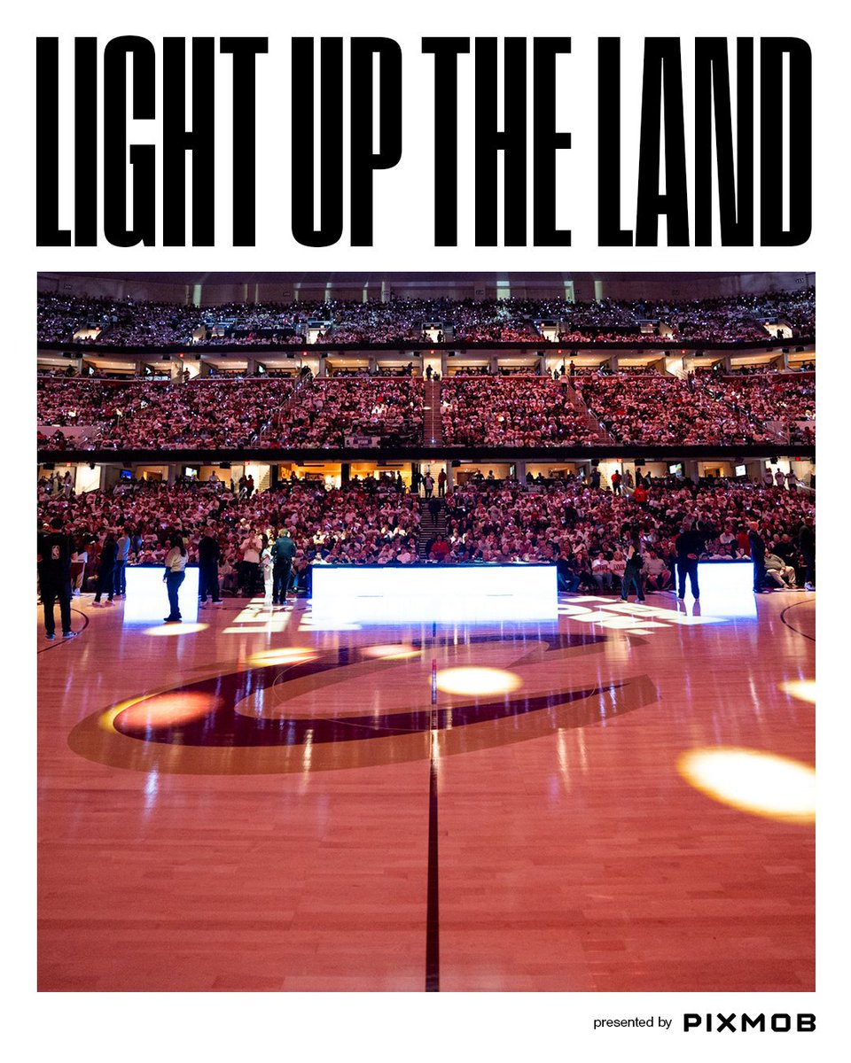 Cleveland Cavaliers (@cavs) on Twitter photo Lighting up The Land for the fourth quarter! 
<a href="/pixmob/">PixMob</a> | #LetEmKnow Lighting up The Land for the fourth quarter! 
<a href="/pixmob/">PixMob</a> | #LetEmKnow