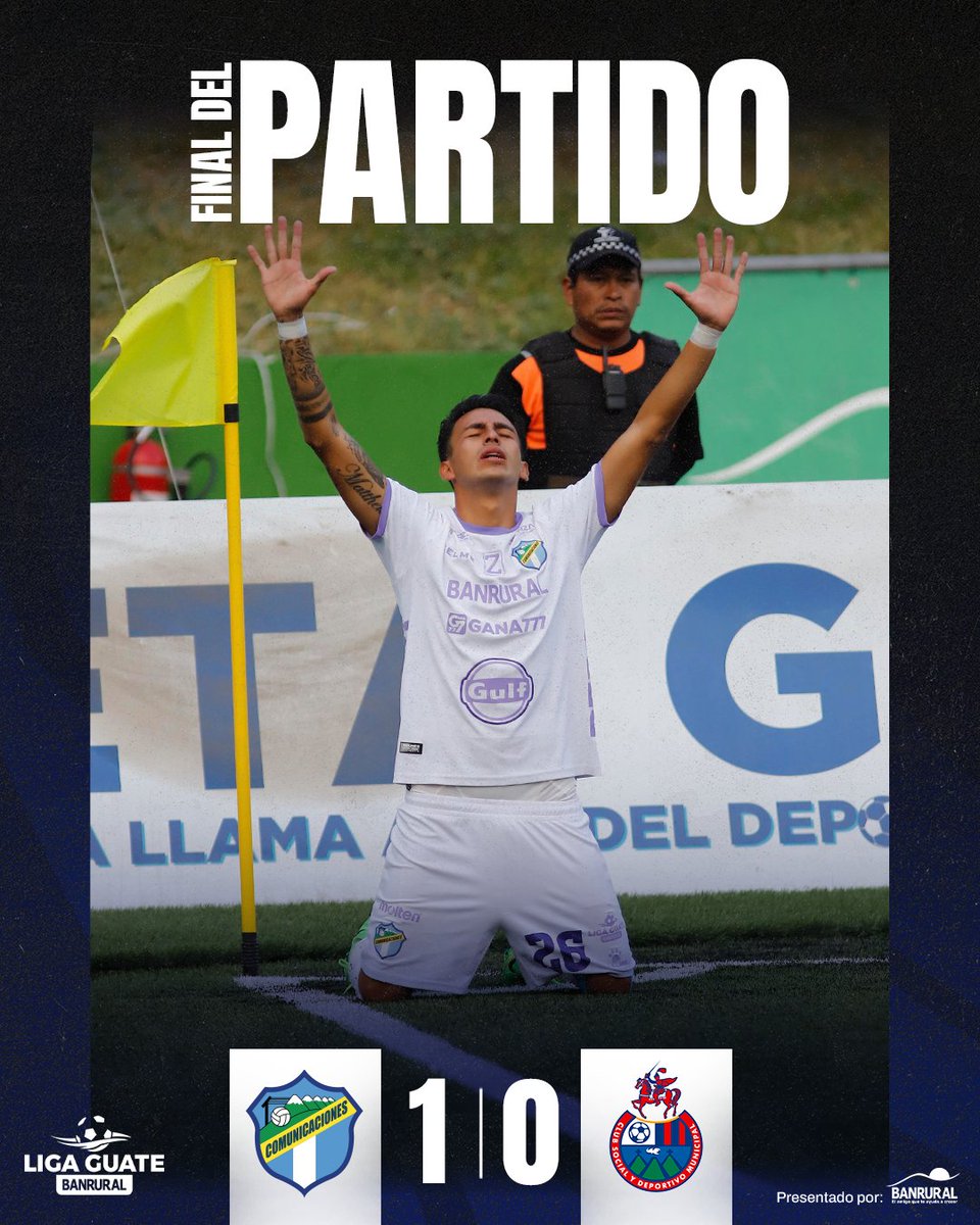 🏁 FP Comunicaciones FC | 1 | 🆚 | 0 | Municipal

Lynner García 16’ ⚽

Presentado por: <a href="/banruralgt/">Banrural Guatemala</a> 

#Clausura2025| #VamosCremas