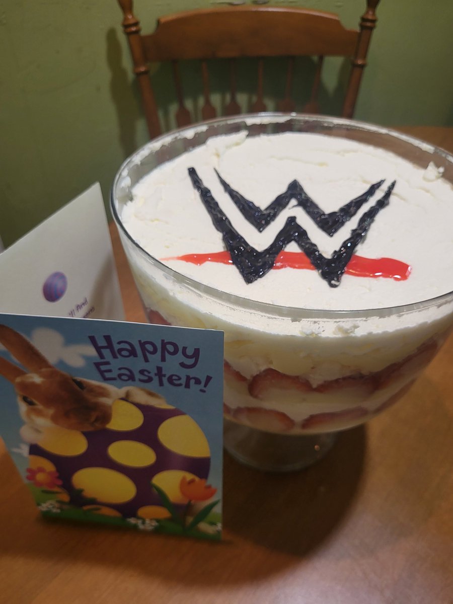 TotallyTrifle's tweet photo. When #WrestleMania    and #Easter combine.
Happy Easter! https://t.co/qAdmrQu78A