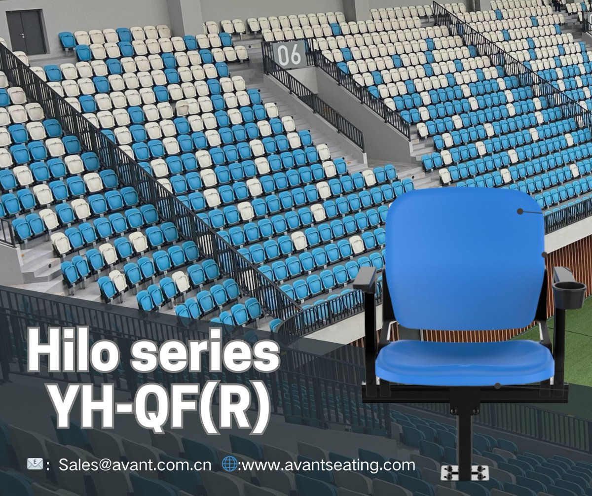avantsports11's tweet image. Upgrade Your Venue with Hilo YH-OF(R) Seating!
Ergonomic round backrest, adjustable crossbeam, and durable PP seat. Built for stadiums, gyms & arenas with galvanized steel and slow-rebound mechanism.
Ideal for high-traffic venues!
🌐:avantseating.com