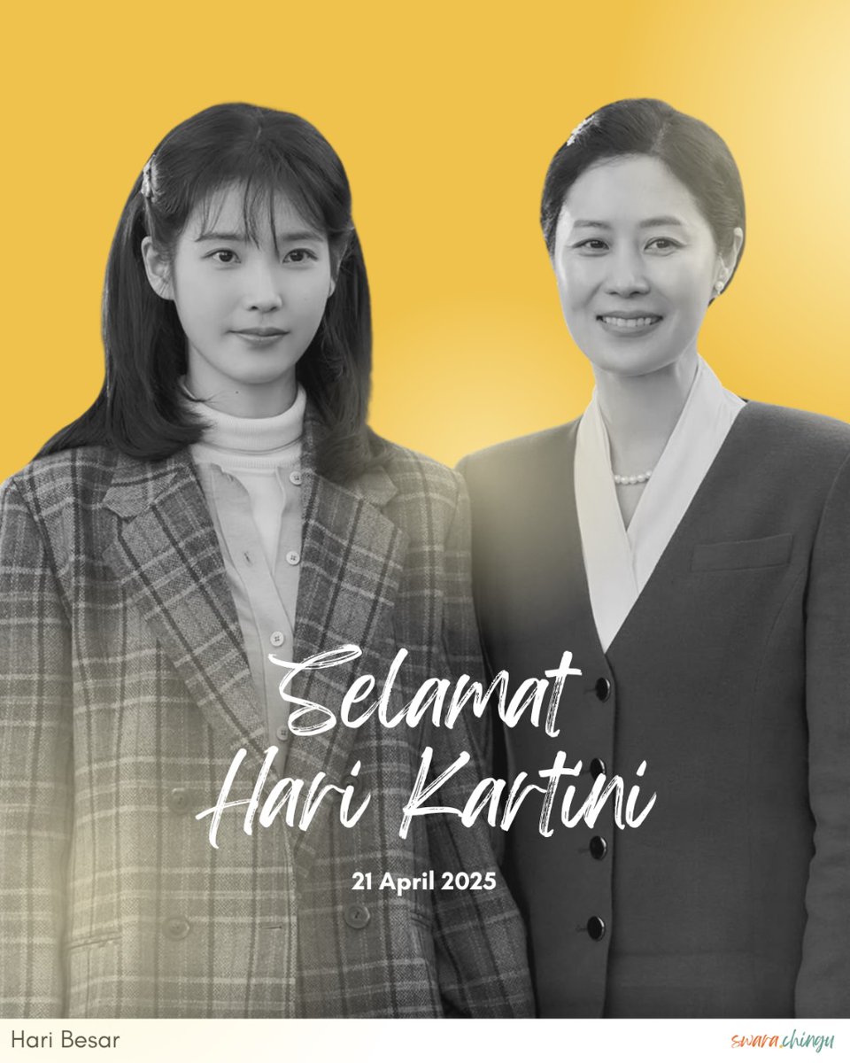 SwaraChingu's tweet photo. Selamat Hari Kartini para pejuang wanita! ๐ผ
Tak ada batas usia atas suatu usaha. Teruslah bermimpi dan berkarya hingga cita-citamu tercapai.
#sc_haribesar #kartini https://t.co/P2xKNFfCNB