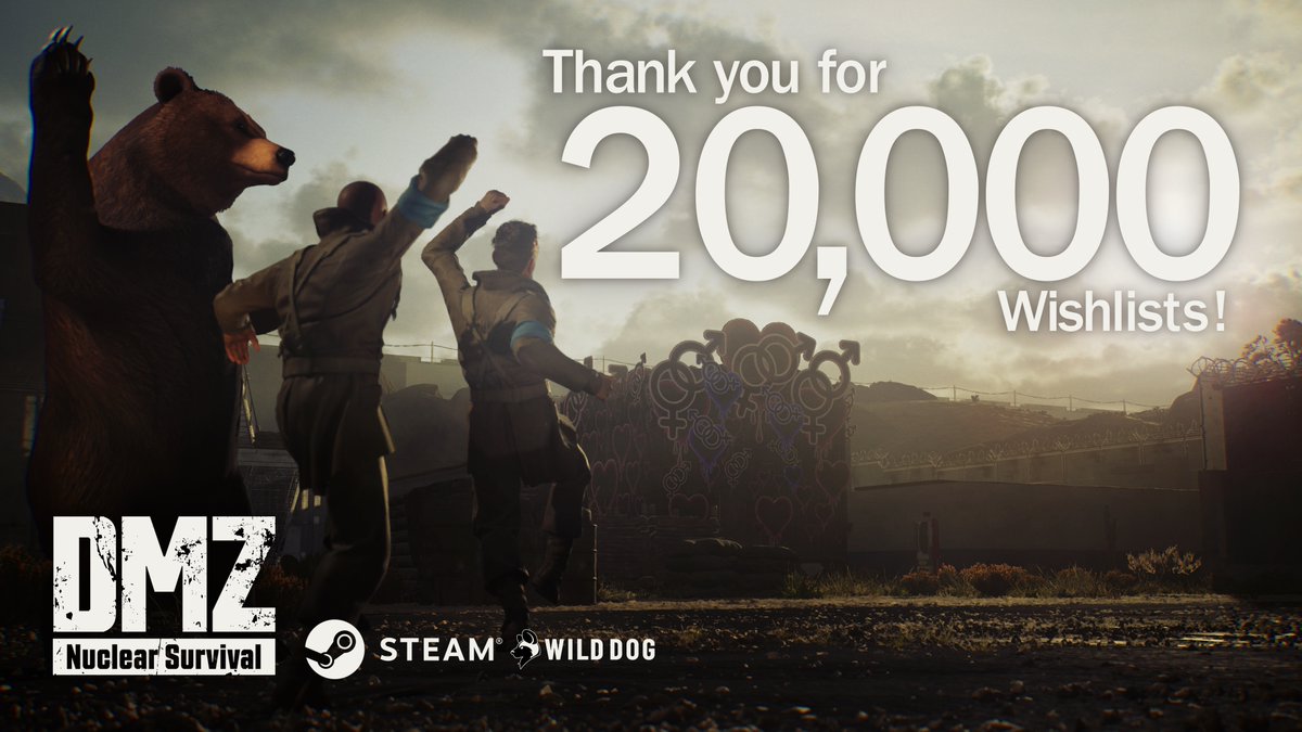 WILDDOG_Game_JP's tweet photo. 🚀ゲーム発表からわずか1週間で、Steamのウィッシュリスト登録者数が 20,000人 を突破しました！
本当にありがとうございます！

今後もSteamニュースや各種SNSで、開発ブログや最新映像を発信していきます。

引き続き、応援よろしくお願いいたします！
https://t.co/RZzRED4Wam https://t.co/MUiAJecGw5