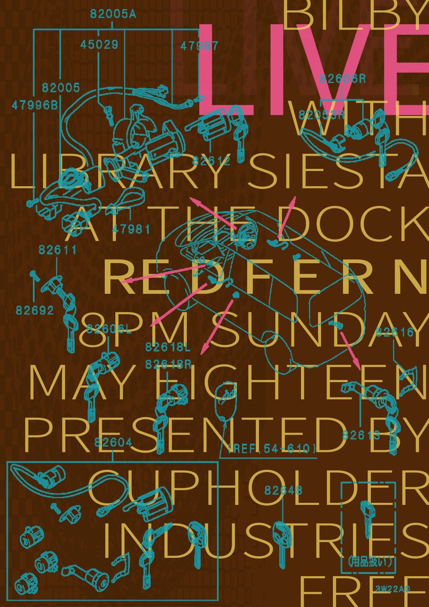 LIVE WITH LIBRARY SIESTA AT THE DOCK REDFERN 8PM SUNDAY MAY 18