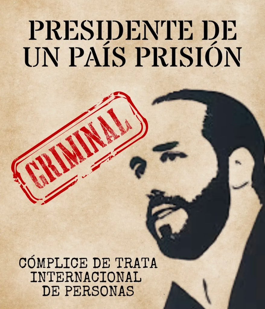 LunaLunera (@marros65) on Twitter photo A ESTE BUKELE SE LE VIERON LAS COSTURAS, HIZO UN TRATO CON TRUMP ACEPTANDO VENEZOLANOS DEPORTADOS CON POR DINERO Y AHORA COMO BUEN DELINCUENTE, PRETENDE CANJEARLOS POR LOS POLÍTICOS PRESOS Y TERRORISTA Q ATENTARON CONTRA LA PATRIA 🇻🇪
#BukeleLameCulo #ComandoHugoChávez <a href="/4F_Mamba/">Mamba Negra</a> A ESTE BUKELE SE LE VIERON LAS COSTURAS, HIZO UN TRATO CON TRUMP ACEPTANDO VENEZOLANOS DEPORTADOS CON POR DINERO Y AHORA COMO BUEN DELINCUENTE, PRETENDE CANJEARLOS POR LOS POLÍTICOS PRESOS Y TERRORISTA Q ATENTARON CONTRA LA PATRIA 🇻🇪
#BukeleLameCulo #ComandoHugoChávez <a href="/4F_Mamba/">Mamba Negra</a>
