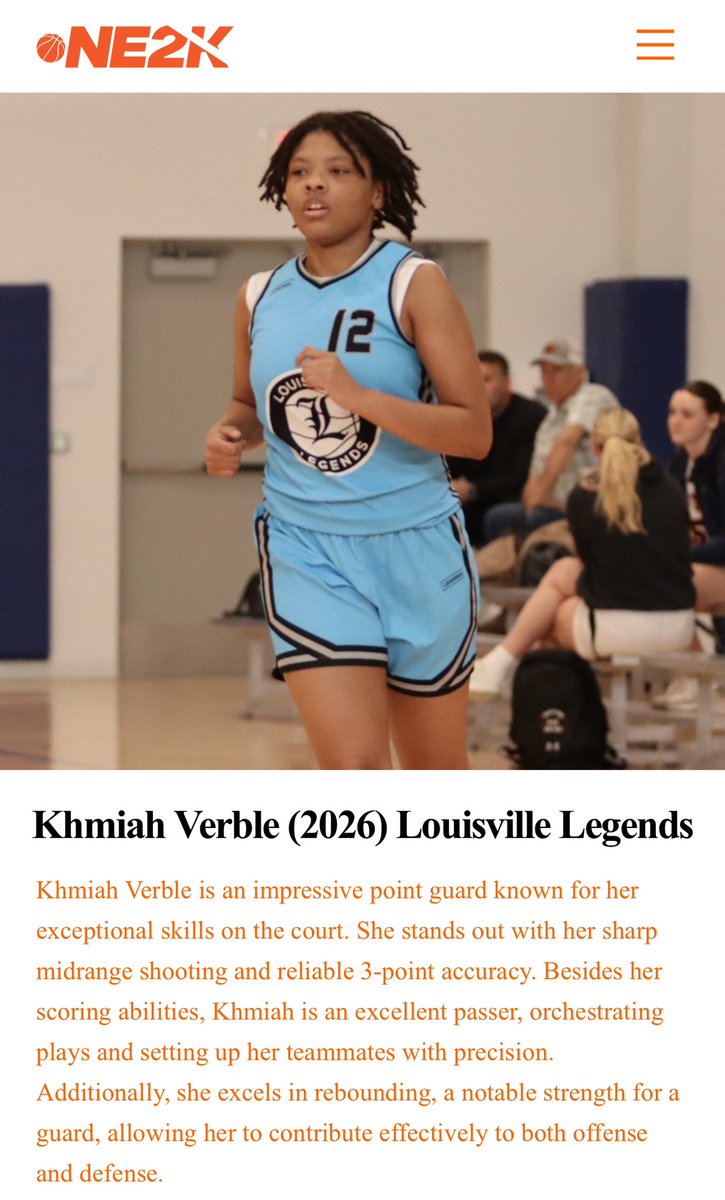 Playing 17U 2027 <a href="/Khmiah_Verble/">Khmiah_Verble</a> received a nice write up from <a href="/NE2KHoops/">NE2KHoops</a> on her performance at the <a href="/Ohio_Basketball/">OhioBasketball.com</a> Take Flight Showcase

<a href="/PGHKentucky/">Prep Girls Hoops Kentucky</a> <a href="/riseupsports1/">Rise Up Sports Media</a> <a href="/KyPrephoops/">KyPrephoops</a> <a href="/alyxwhite_/">Alyx White</a> <a href="/PGHAkeem/">Akeem Webb</a> <a href="/LadyBulldogs19/">Lady Bulldogs GBB 💜💛</a>