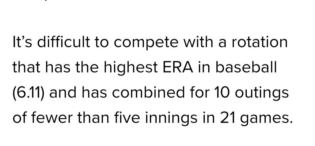 javaCAtoAtl's tweet photo. @Orioles this is what happens when GM and new owner deliberately sabotage the plan. Team terrible leadership https://t.co/JAaivRHNGl