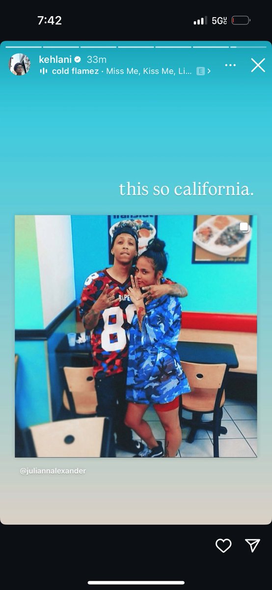 Cali Shittt <a href="/Kehlani/">Kehlani</a> 🤞🏼⭐️🤍