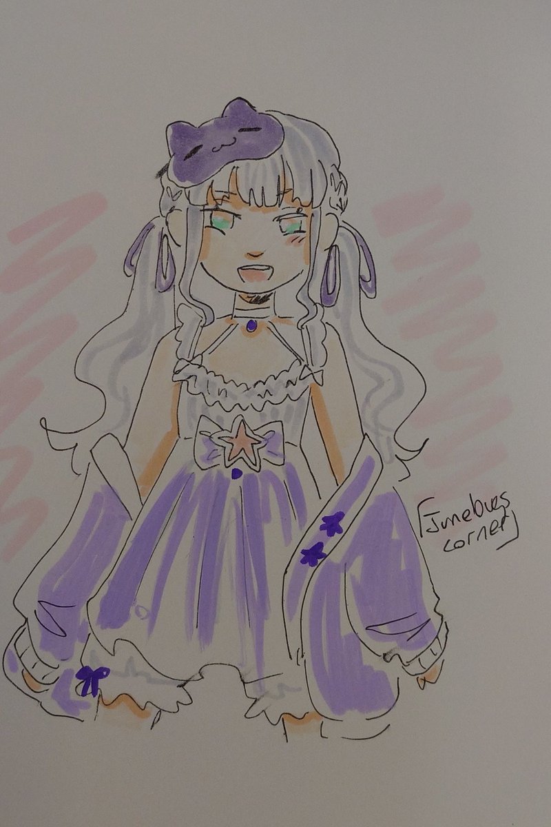 Sketch comm of Yumanea by <a href="/junebugscorner/">Momo~ Kinmokusei Momoko</a> #yumaneart