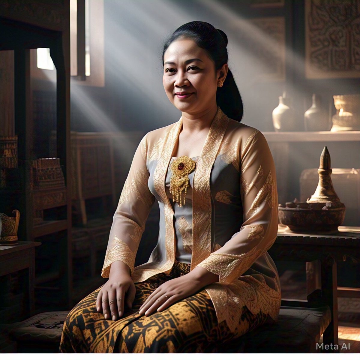 kelik_basuki's tweet photo. RA Kartini versi Meta AI https://t.co/AzCX5tJ24L