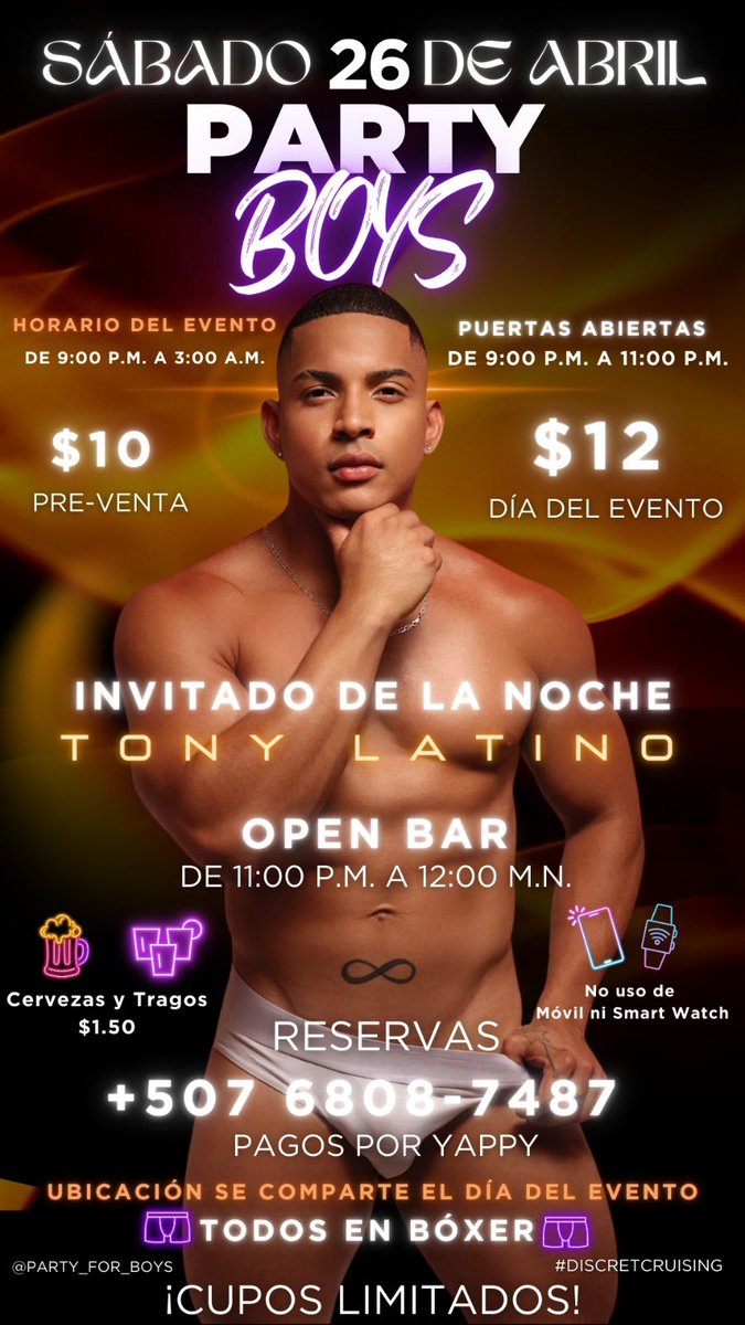 Se acerca nuestra noche🔥🔥

Ya reservaste tu entrada?

ESCRIBE Y RESERVA TU ENTRADA🔥