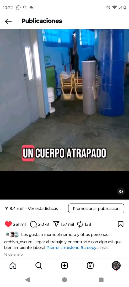 ArchivoOscuro93's tweet photo. Increíble algo que inicie hace unos meses sin esperanzas de nada #instagram #Terror #horror #viralvideo #viral 
https://t.co/fM43DAEu64 https://t.co/1mqg9KsEbA