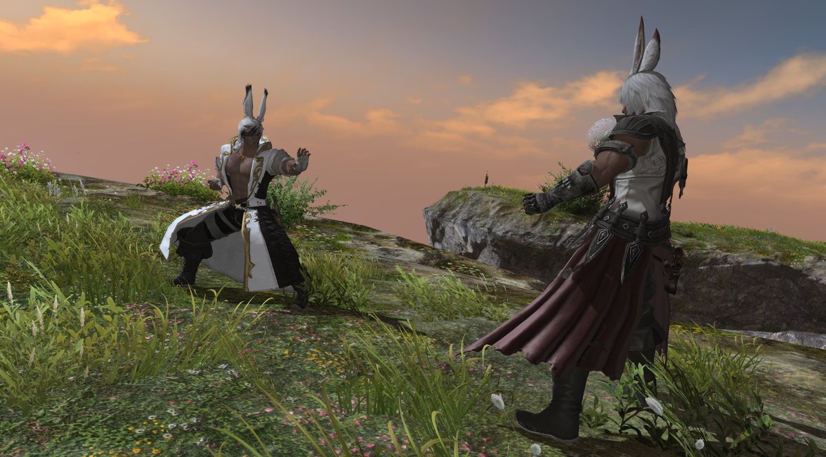 Training with the Best of the Best.
The Hero of Heroes.
The Warrior of Light.

Feels like such a burden and a honor....