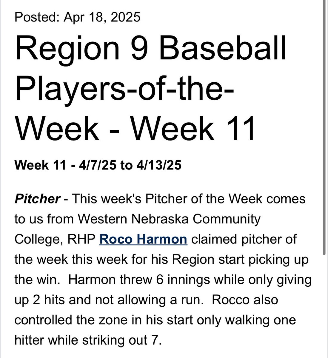 Rocco Harmon tweet media