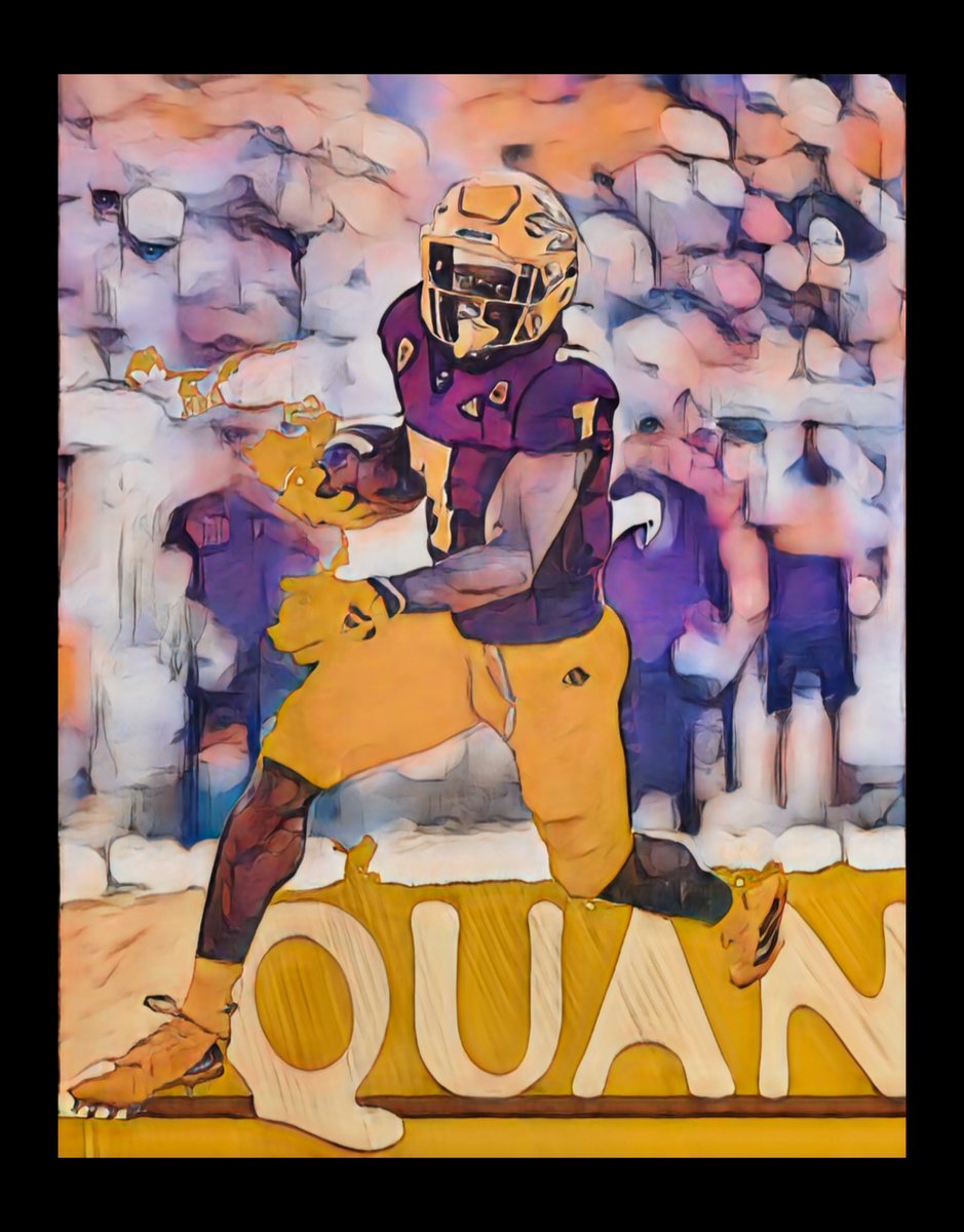 DieHardDevilASU's tweet photo. Melquan Stovall will graduate from ASU in May with two master’s degrees, organizational leadership and global security, after having earned his undergraduate degree from Colorado State in business administration in 2022 🎓🔱 @Melquan_1 #DevilsForLIFE @ASUFootball @DougTammaro https://t.co/k9mDy58F0k