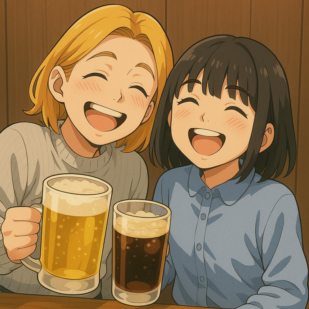 n0806amomo's tweet photo. 右の子のコーラ泡立ちが黒ビールのそれ
うー飲みたい https://t.co/XttRs6R1C1